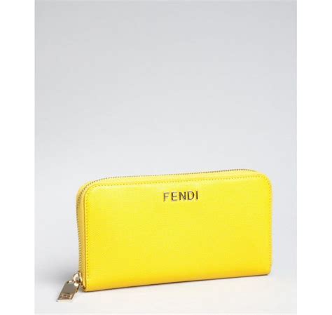 yellow eye fendi wallet|Fendi continental wallet.